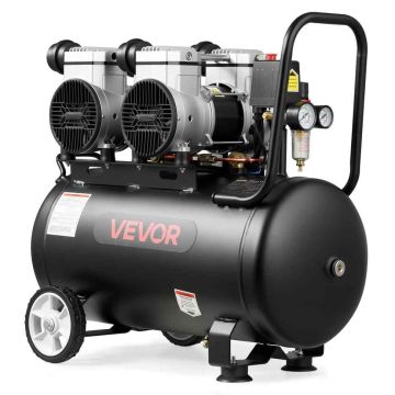 Воздушный компрессор VEVOR 1680D-148FF/8bar-20C50, 50 л, 680 × 400 × 590 мм