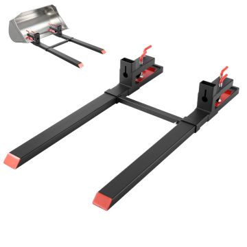 Klambriga kahvlid VEVOR HC60-4-KT, klambriga, 1490 × 230 × 108 mm