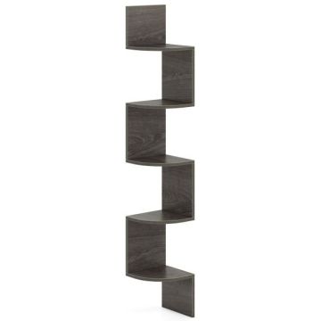 Hanging corner shelf, 5 tiers, 20 × 20 × 126 cm