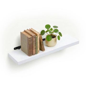 Seinale kinnitatav riiul Relaxdays, 100 × 4 × 23 cm