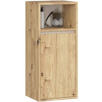Riputatav vannitoakapp VAMI W35, 1 uksega, pruuni/beži värvi, 35 × 80 × 30 cm