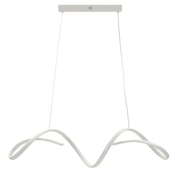 Pendant LED lamp UTER, White, 80 × 120 × 20 cm
