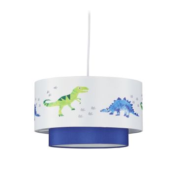 Детский подвесной светильник Relaxdays 10029508.0, Белый/синий, Ø 30 × 126 см