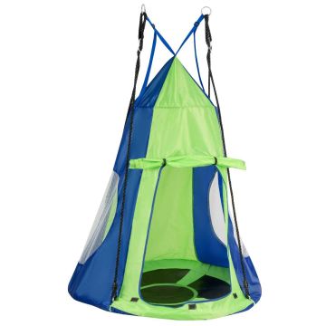 Hanging swing-nest, with removable tent, Ø 100 × 132 cm