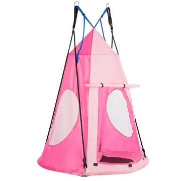 Hanging swing-nest, with removable tent, Ø 100 × 132 cm