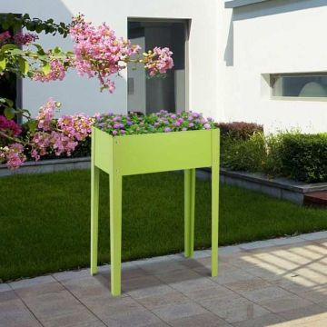 Raised bed, 2 drainage holes, 61 × 31 × 80 cm