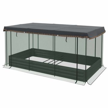 Приподнятая грядка Outsunny 230x110x110 см, различные цвета.