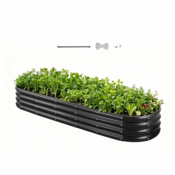 Kõrgpeenar VEVOR GM61003-240X60X27CM, 240 × 60 × 29 cm