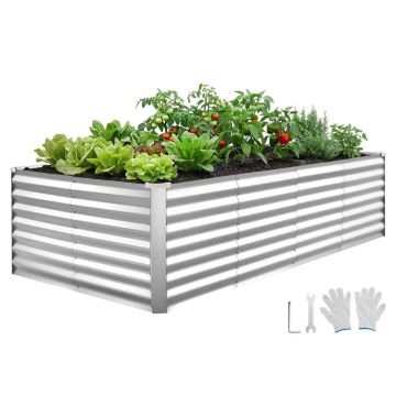 Kõrgpeenar VEVOR YJ-ZZC002, põhjata, Hõbedane, 240 × 62 × 120 cm