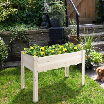 Raised Planter Box, 121.5 × 81 × 60.5 cm