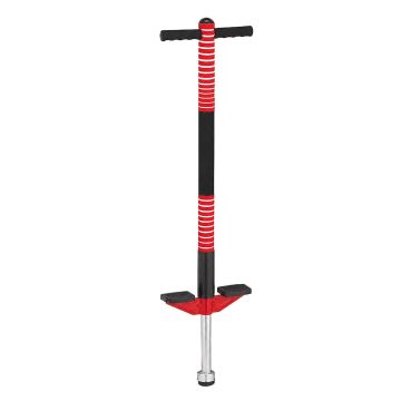 Polsterdatud „Pogo“ hüppekepp Relaxdays, 15–35 kg, punane, 95 × 24 × 6 cm