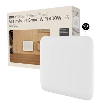 Paneelsoojendi „Mill“ PA400WIFI4, 400 W, Valge, 49,2 × 38,4 × 8,6 cm