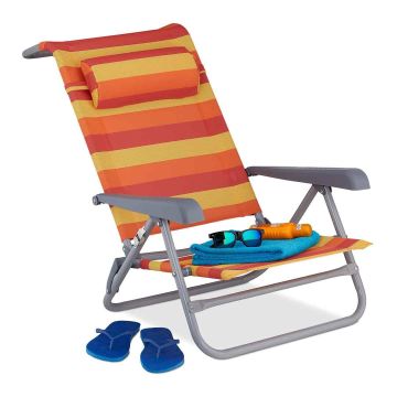 Rannatool Relaxdays, Kokkupandav, 8 asendit