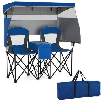 Beach chair, double, 163 × 153 × 72 cm