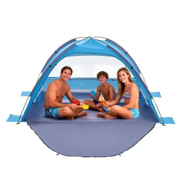 Пляжная палатка VEVOR ZP001, на 3 человек, 230 × 153 × 120 см