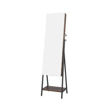 Ehtekapike, 2 riiulit, 2 sahtlit, Valge/pruun, 41,5 × 157 × 37 cm