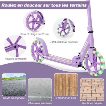 Scooter, foldable, 88 × 35 × 96 cm