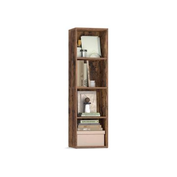 Põrandal seisev raamaturiiul VASAGLE Custos, 3 tasandit, 30 × 106 × 24 cm