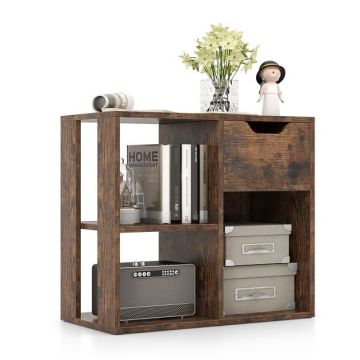 Built-in shelf, 3 shelves, 1 drawer, 60 × 53 × 30 cm