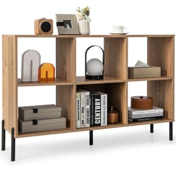 Freestanding shelf, 7 tiers with drawer, 119.38 × 80.01 × 35.56 cm