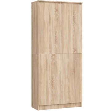 Põrandariiul CLP R80, ustega, pruun, 80 × 180 × 35 cm