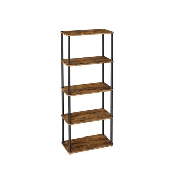 Vabalt seisev riiul VASAGLE, 5 tasandit, 60 × 139 × 23,8 cm