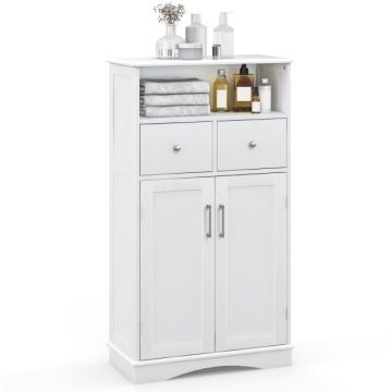 Bathroom cabinet, 2 drawers, 2 adjustable shelves, 59.69 × 107.95 × 30.48 cm