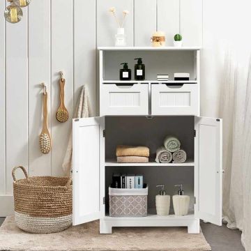 Bathroom cabinet, 2 drawers, 60 × 109 × 30 cm
