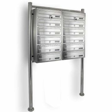 Postkastiplokk Bituxx, 2×6, 90 × 150 × 27 cm
