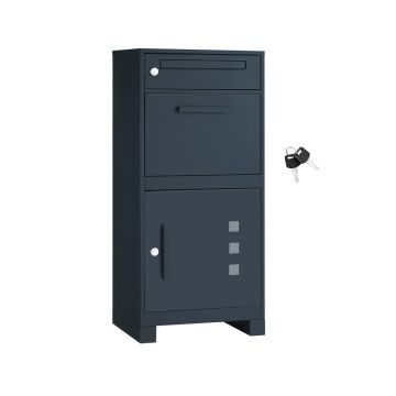 Kirjakast SONGMICS, XXL pakisektsiooniga, Hall, 34 × 106 × 48 cm