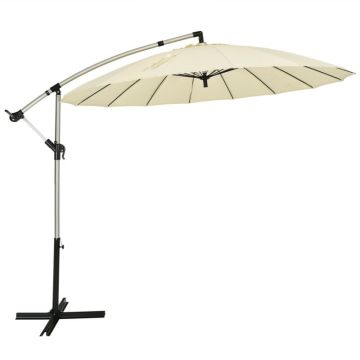 Tilt outdoor umbrella, adjustable angle, Sand
