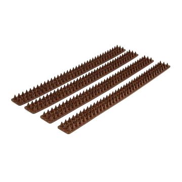 Linnutõrjeogad Relaxdays 10018124.0, 4 plaati, Pruun, 4,2 × 196 cm