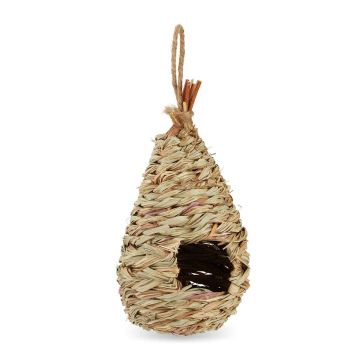 Linnumaja Relaxdays 10031001.0, 1 tk, Pruun, Ø 12 × 29 cm