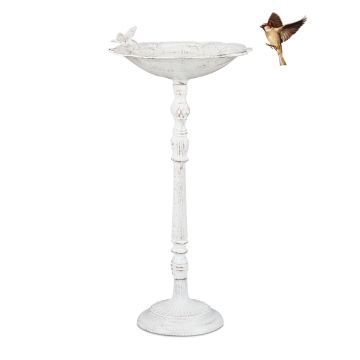 Linnuvann Relaxdays, alusega, 2 l, 37,5 × 74,5 × 35 cm