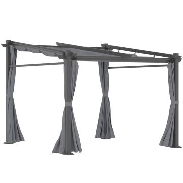 Varikatus Outsunny 297x295x230cm., tumehall