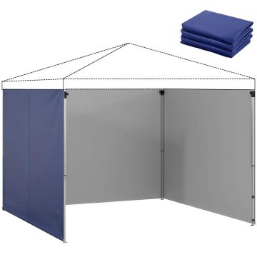 Lehtla külgpaneelid, 3 tk, 3 × 3 m lehtlale, 300 × 200 cm