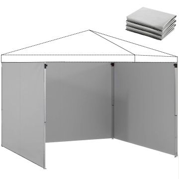 Lehtla külgpaneelid, 3 tk, 3 × 3 m lehtlale, 300 × 200 cm