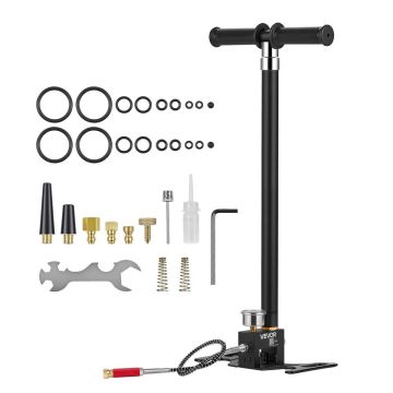 PCP-käsipump VEVOR DQT-4H07, 4-astmeline, 65 × 18 × 6 cm