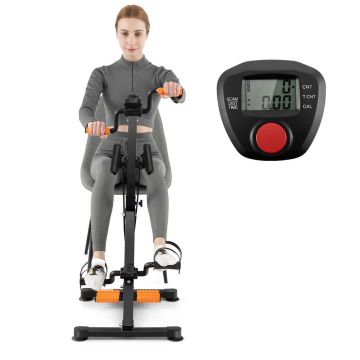 Pedal trainer, Adjustable with LCD display, 43.18–53.34 × 44.45 × 87.63–100.33 cm