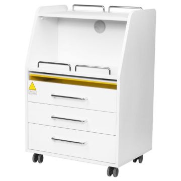 Pediküürialus ActiveShop, UV-C-lambiga, Valge