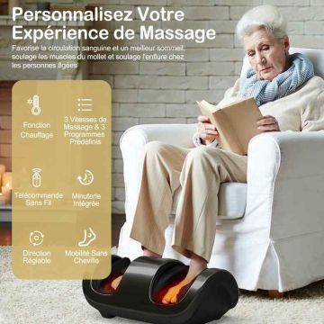 Foot massager, 3D, 3 modes, 3 speeds, 55.5 × 37 × 25.5 cm