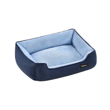 Koeravoodi 70x55x21cm., sinine/tumesinine
