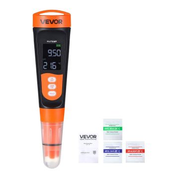 pH-meeter VEVOR PH06, 40 × 40 × 185 mm