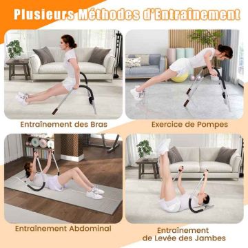 Abdominal press trainer, foldable, 70 × 56 × 66 cm