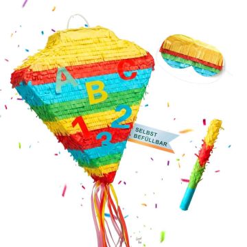 Relaxdays pinata, kepi ja silmamaskiga