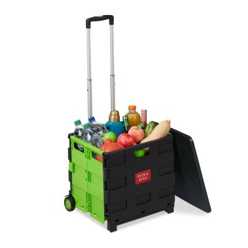 Тележка для покупок Relaxdays 10034377_53, до 35 кг, 45,5 × 99 × 37,5 см