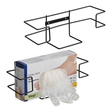 Держатели для перчаток Relaxdays, 2 шт, Чёрные, 28 × 9,5 × 9,5 см