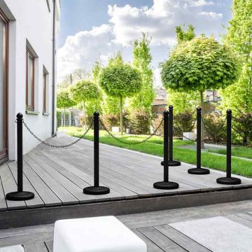 Plastpostid, 6 posti, 5 ketti, 33,02 × 33,02 × 99,06 cm