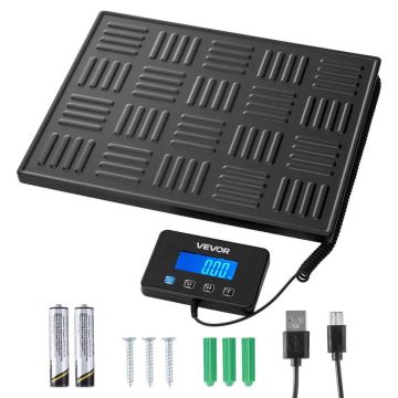 Платформенные весы VEVOR P5H, точность 20 г/100 г, 34 × 3 × 28 см
