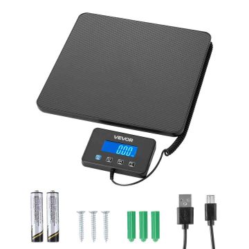 Платформенные весы VEVOR P6H, точность 10 г/100 г, 27,7 × 2,6 × 27,7 см